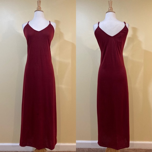 💥 CLEARANCE Loose Drapey Maxi Dress with Pockets - Picture 3 of 3